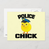 Politievrouw Briefkaart (Voorkant / Achterkant)