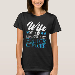 Politievrouw COP Sheriff Wetshandhavingsambtenaar T-shirt