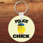Politievrouw Sleutelhanger (Voorkant)