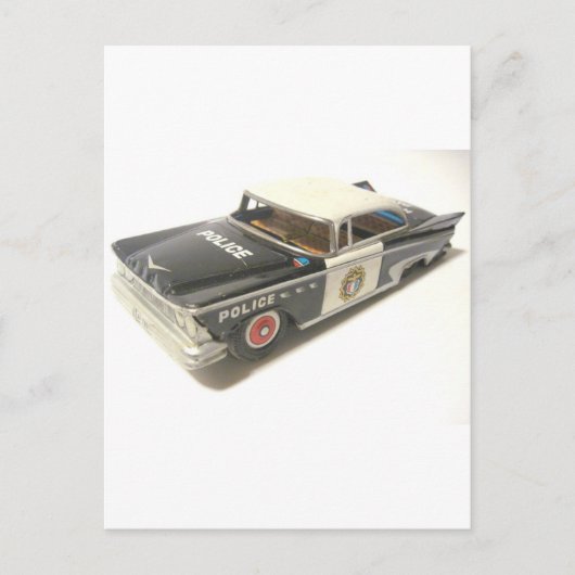 Politiewagen Briefkaart (Voorkant)