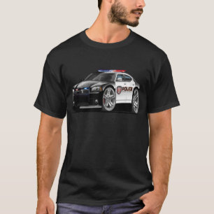 Politiewagen Dodge-lader T-shirt