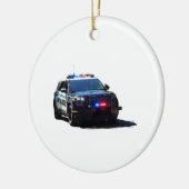 Politiewagen Keramisch Ornament (Links)