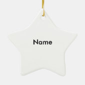 Politiewagen Keramisch Ornament (Achterkant)