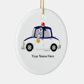 Politiewagen Keramisch Ornament (Rechts)