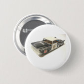 Politiewagen Ronde Button 5,7 Cm (Voorkant /achterkant)