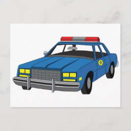 politiewagen van de academie voor wetshandhaving ( briefkaart