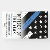 Politiewerknemer van het Jaar van de wetshandhavin Spandoek (Horizontaal)
