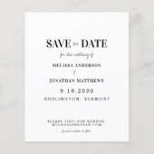 Politiewetshandhavingsweddenschap sparen de datum (Achterkant)