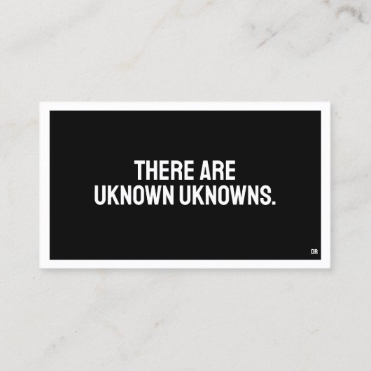 POLITIQUE Carte de visite minimaliste (Dos)