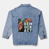 Politique de déclaration colorée rétro Groovy Démo (Verso)
