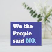 Politische ansichtkaart briefkaart (Staand voorkant)