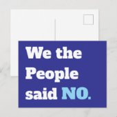 Politische ansichtkaart briefkaart (Voorkant / Achterkant)