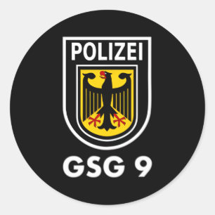 Polizei GSG 9 Bundespolizei Ronde Sticker