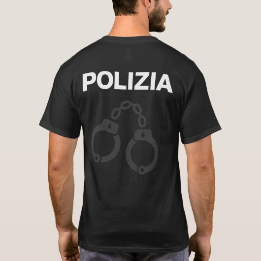 polizia t-shirt (Achterkant)