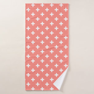 Polka blanche croise sur la pêche