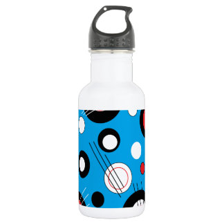 Polka Blue Waterfles