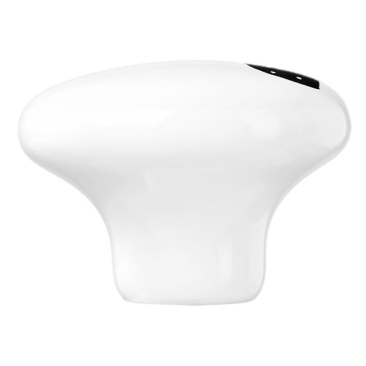 Polka Bow Knob Keramische Knop (Zijkant)