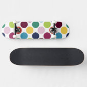 Polka coloré point bulle Old School skateboard (Horz)