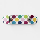 Polka coloré point bulle Old School skateboard (Horz)