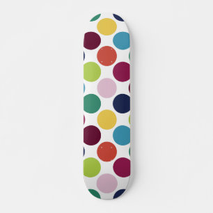 Polka coloré point bulle Old School skateboard