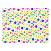 Polka colorée bulles de points Nappe (Devant (Horizontal))