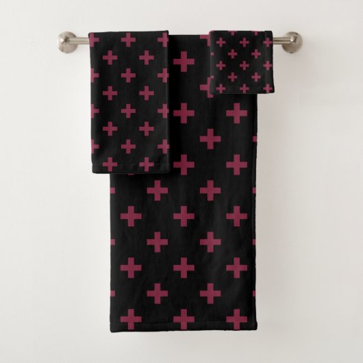 Polka de mûre croise sur le noir (En situation)