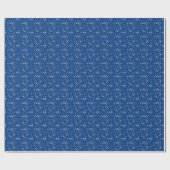 Polka Dot 01.Gray Blue BG Cadeaupapier (Vlak)