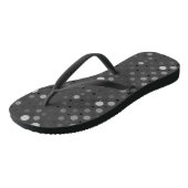 Polka Dot 01.Gray DGrey BG Teenslippers (Schuin)