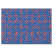 Polka Dot 01A.Red Dblue BG Tafelkleed (Voorkant (Horizontaal))