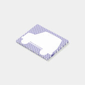 Polka Dot autovormig Motivatie Post-it® Notes (Schuin)