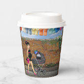 Polka-Dot Baby Papieren Bekers (Voorkant)