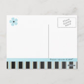 Polka Dot Bicycle Briefkaart (Achterkant)