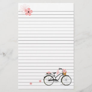 Polka Dot Bicycle Briefpapier