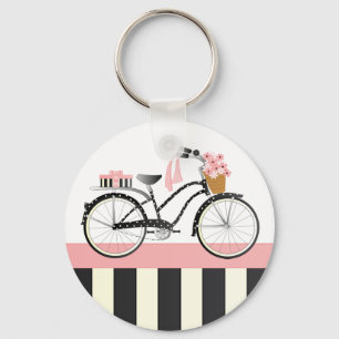 Polka Dot Bicycle Sleutelhanger