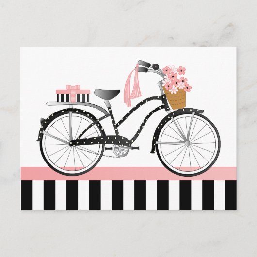 Polka Dot Bike-New Briefkaart (Voorkant)