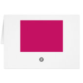 Polka Dot Blank Kaarten (Hot Pink & Grey) (Achterkant Horizontaal)