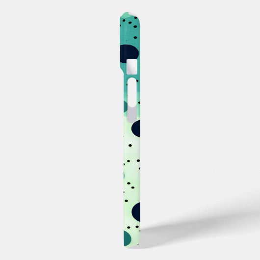 Polka Dot Bliss iPhone 15 Coque (Verso / Gauche)