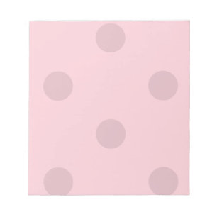 Polka Dot Blush Pink Notitieblok