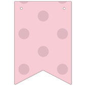 Polka Dot Blush Pink Vlaggetjes (Derde vlag)