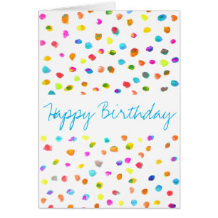 Polka dot boho leuke kleine artistieke verjaardag