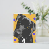 Polka Dot Briefkaart (Staand voorkant)