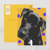 Polka Dot Briefkaart (Voorkant / Achterkant)