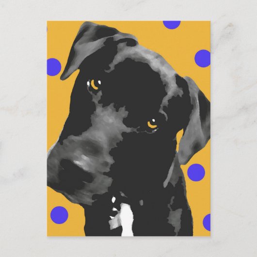 Polka Dot Briefkaart (Voorkant)