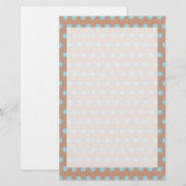 Polka Dot Briefpapier (Voorkant / Achterkant)