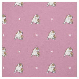 Polka Dot Bulldog Stof
