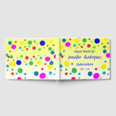 Polka Dot Bulle Balloon Quinceañera Livre d'or (Complet)