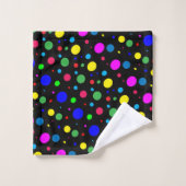 Polka Dot Bulle Motif Serviettes de bain (Gant de toilette)