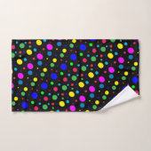 Polka Dot Bulle Motif Serviettes de bain (Serviette à main)