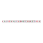 Polka Dot Bunnies en Hearts Pattern on Pink Lint (Voorkant)