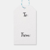 Polka Dot Cadeau Gift Label Cadeaulabel (Achterkant)